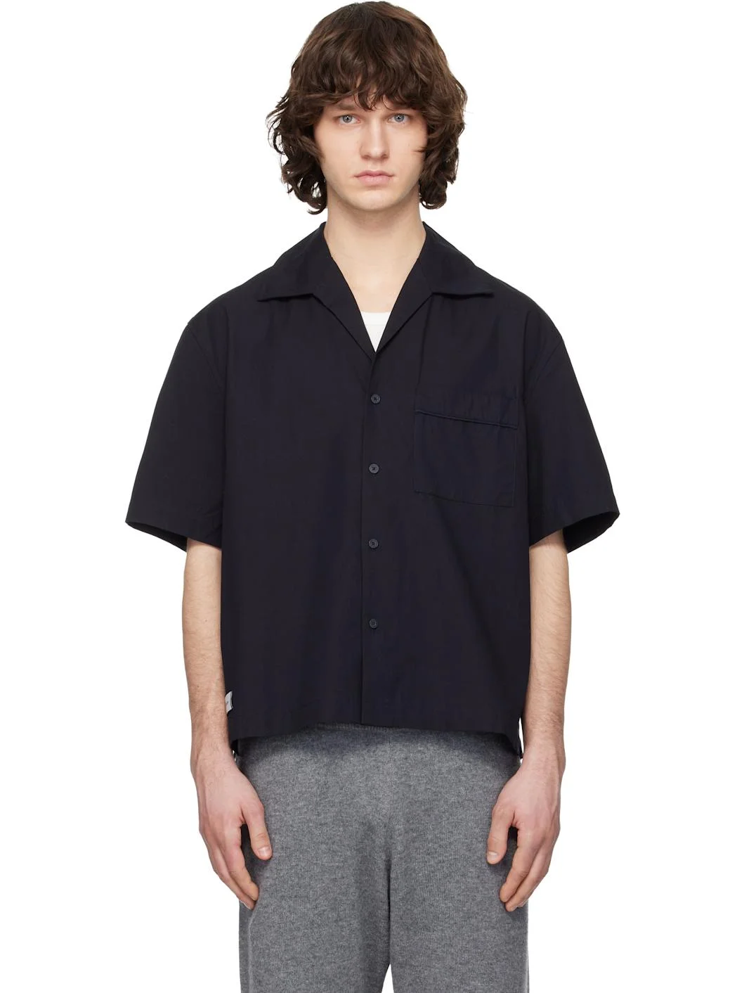 Black Pajama Shirt - 1