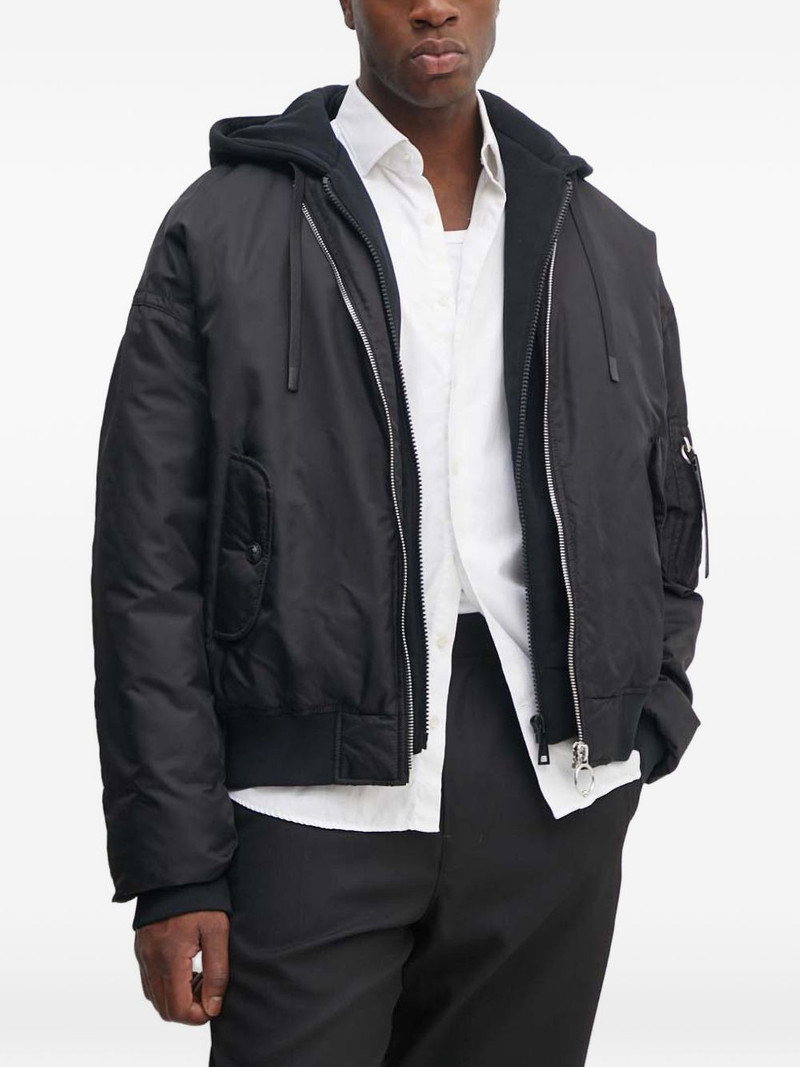hooded zip-fastening jacket 3