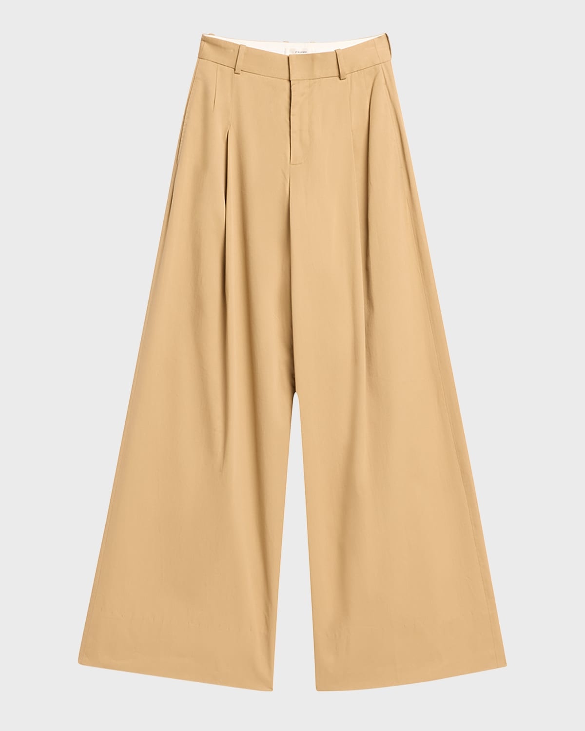 Pleated Wide-Leg Pants - 1