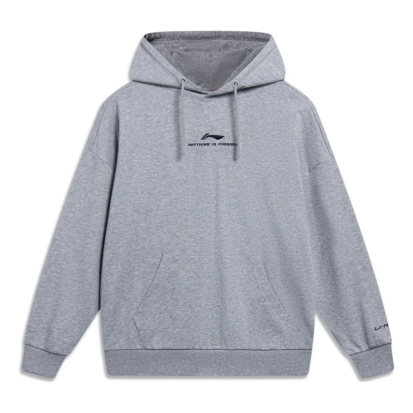 Li-Ning Anything Is Possible Graphic Hoodie 'Grey' AWDT597-3 - 1