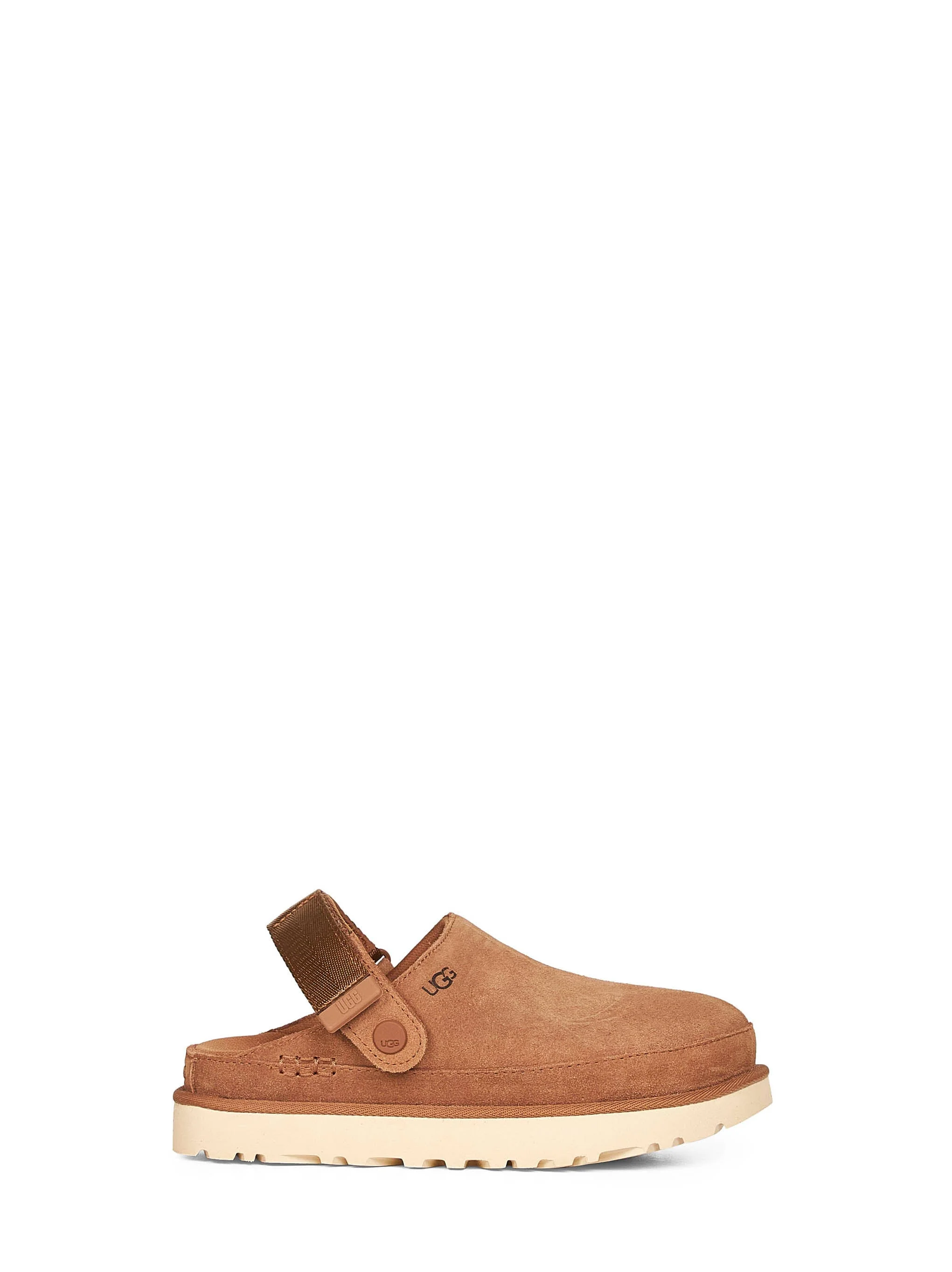 Chestnut Goldenstar suede mules - 1