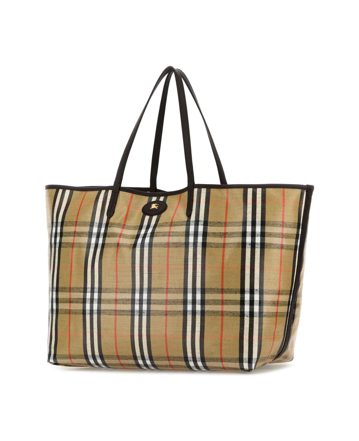Embroidered Canvas Large Highlands Shopping Bag - 2