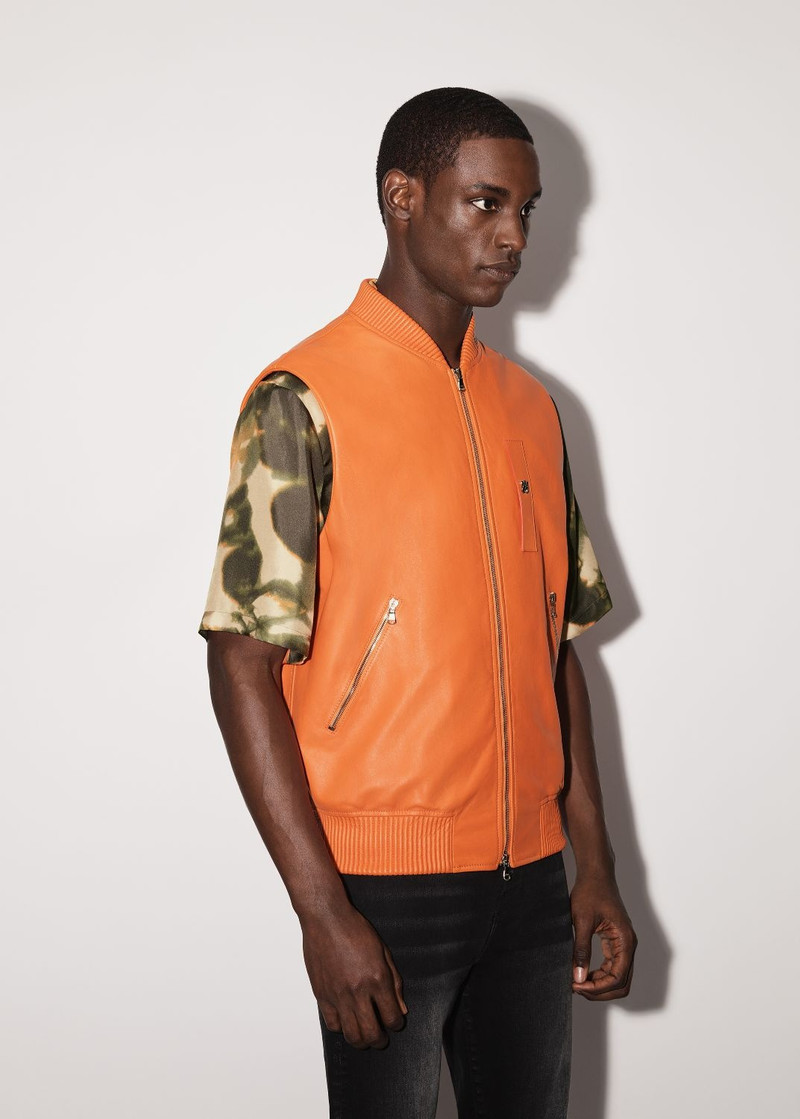 AMIRI LEATHER VEST outlook