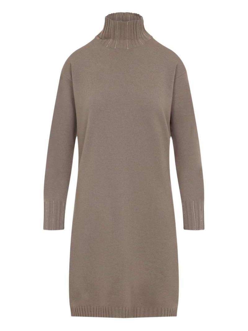 crystal-embellished midi dress 1