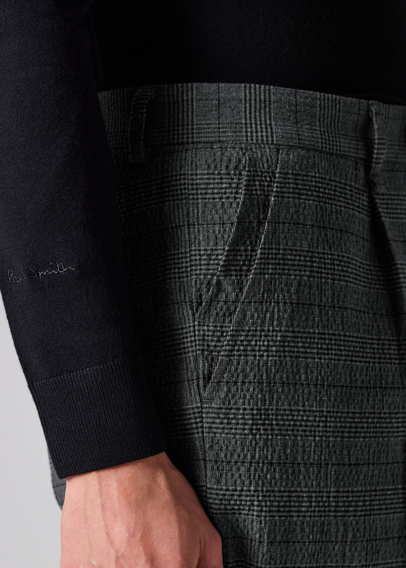 Grey Textured-Cotton Check Co-Ord Set 15