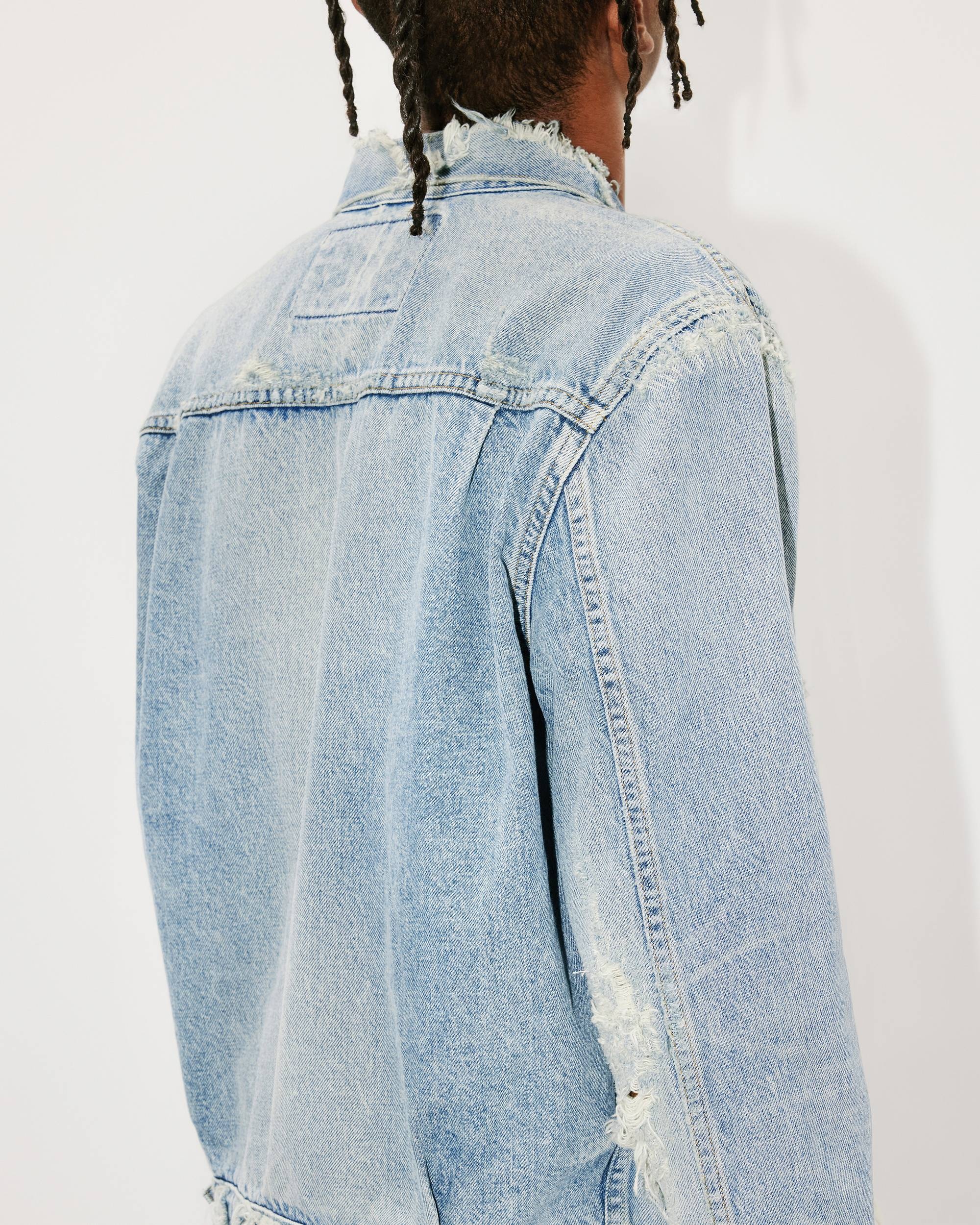 KENZO x LEVI'S® Type II distressed genderless denim trucker jacket - 16