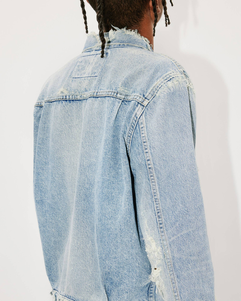 KENZO x LEVI'S® Type II distressed genderless denim trucker jacket 16