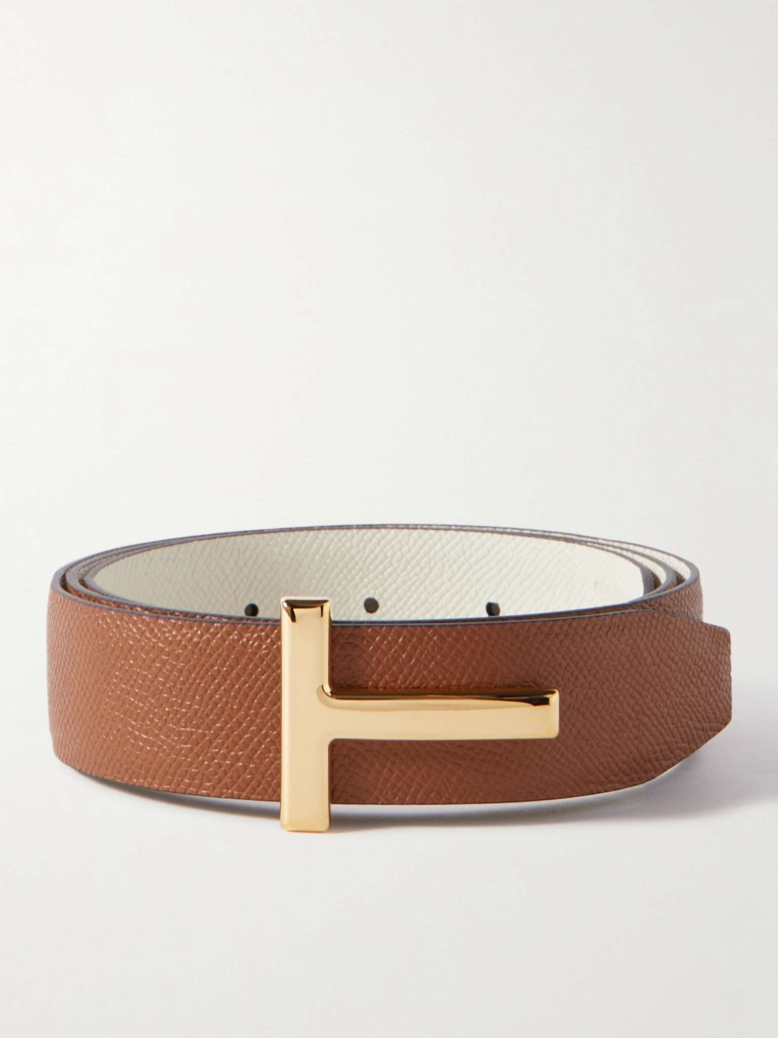 TOM FORD 3cm Reversible Leather Belt