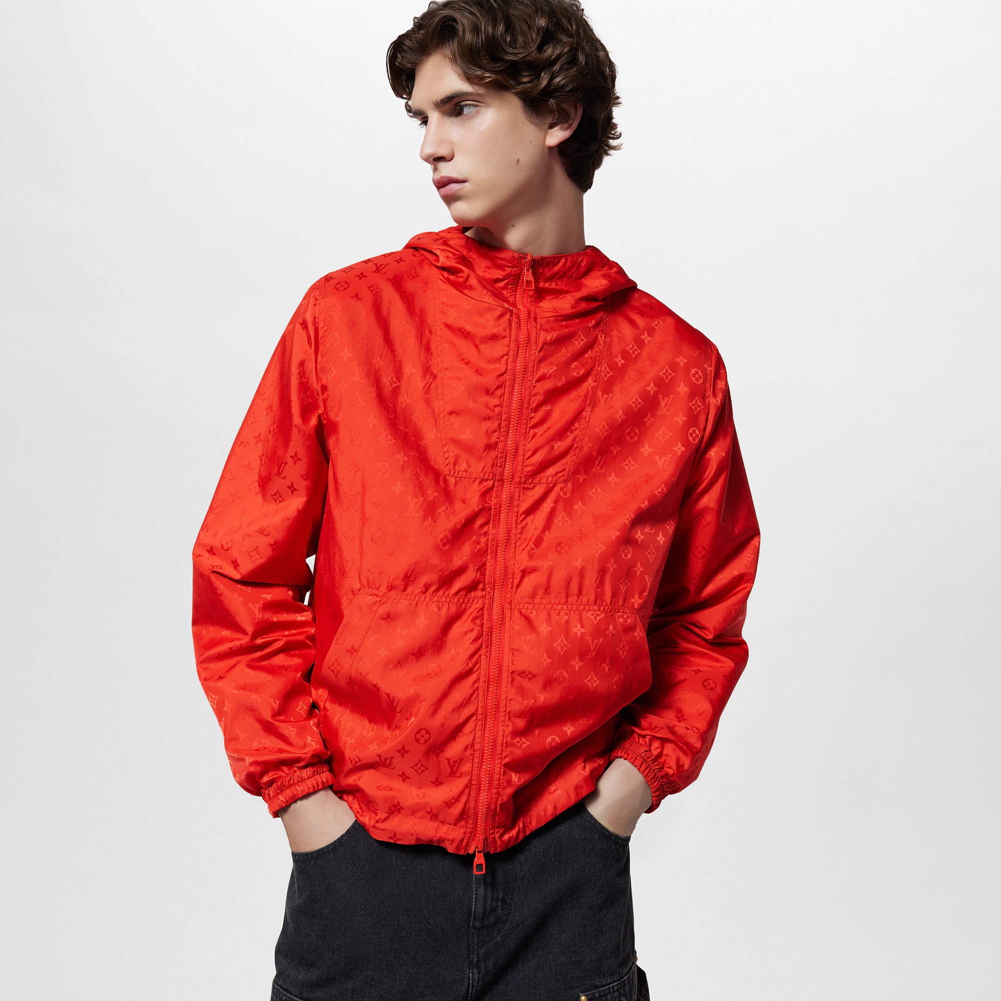 Monogram Reversible Nylon Windbreaker - 3