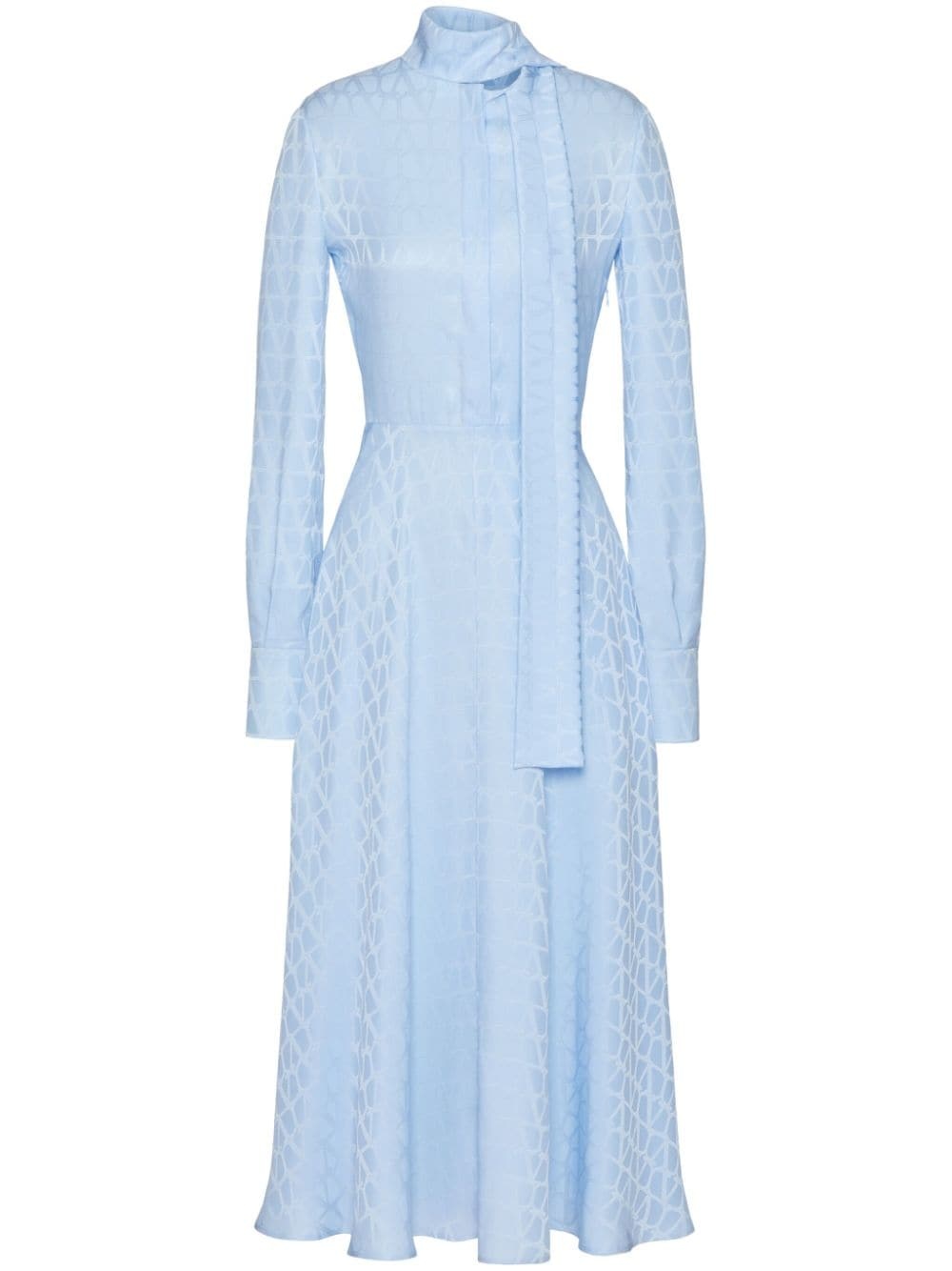 Valentino Toile Iconographe silk midi dress | REVERSIBLE