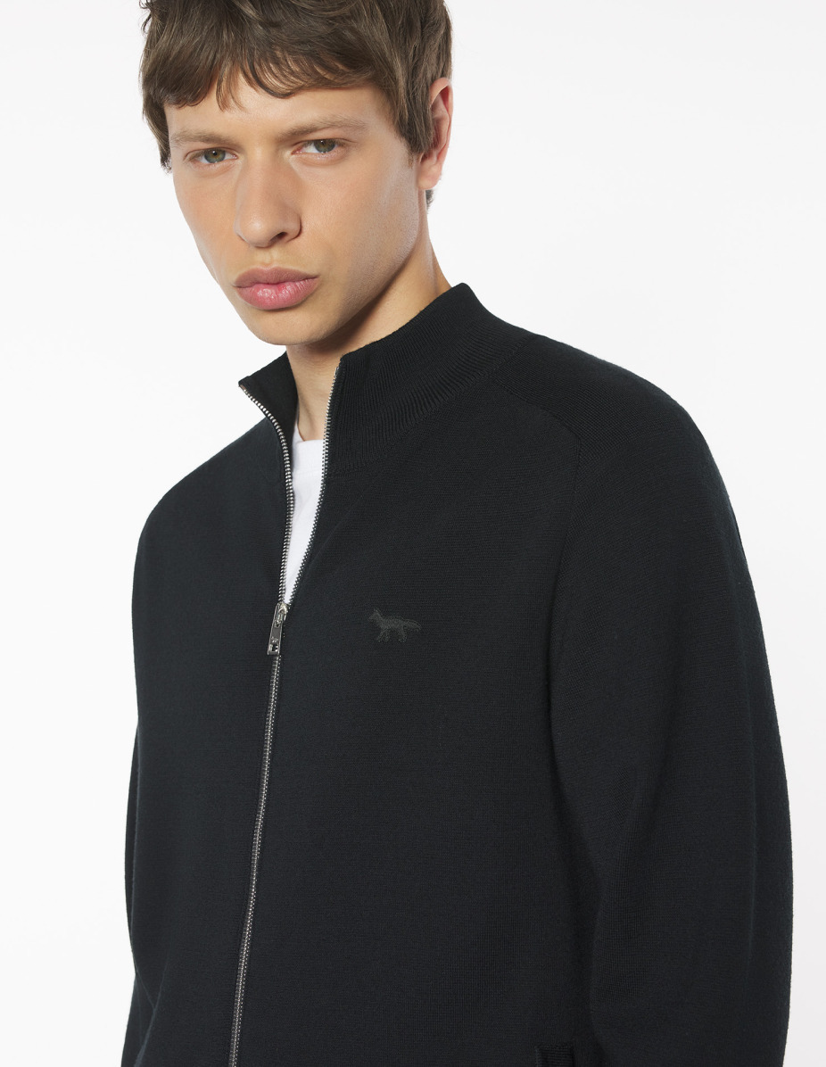 TECHNICAL MERINO WOOL KNITTED JACKET - 4