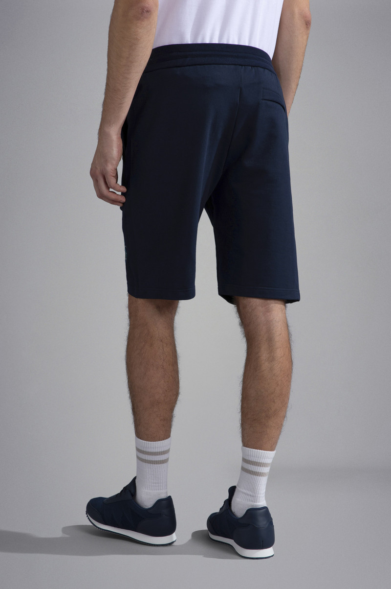 STRETCH COTTON BERMUDA SHORTS WITH PRINT 3