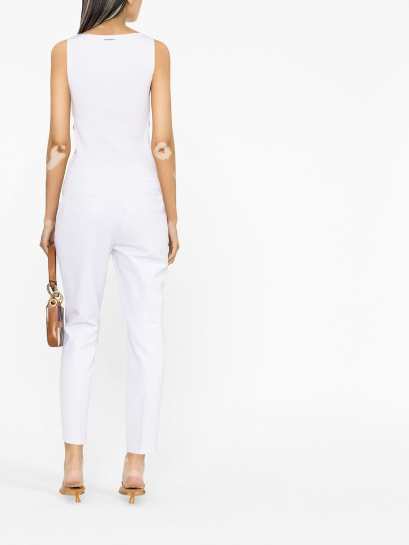 mid-rise slim trousers 4