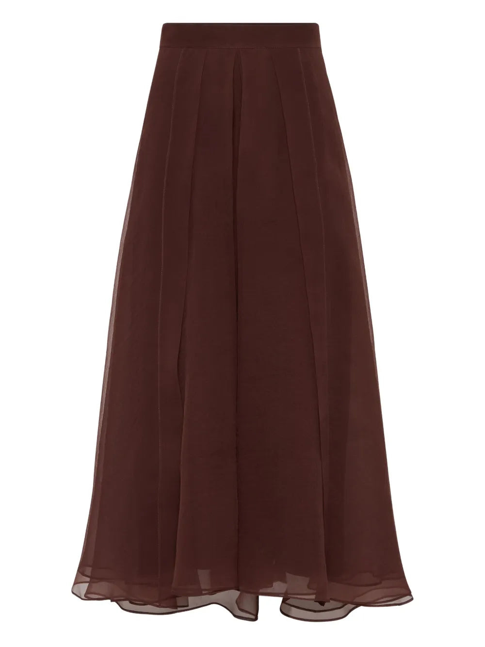 Long Silk Skirt - 1