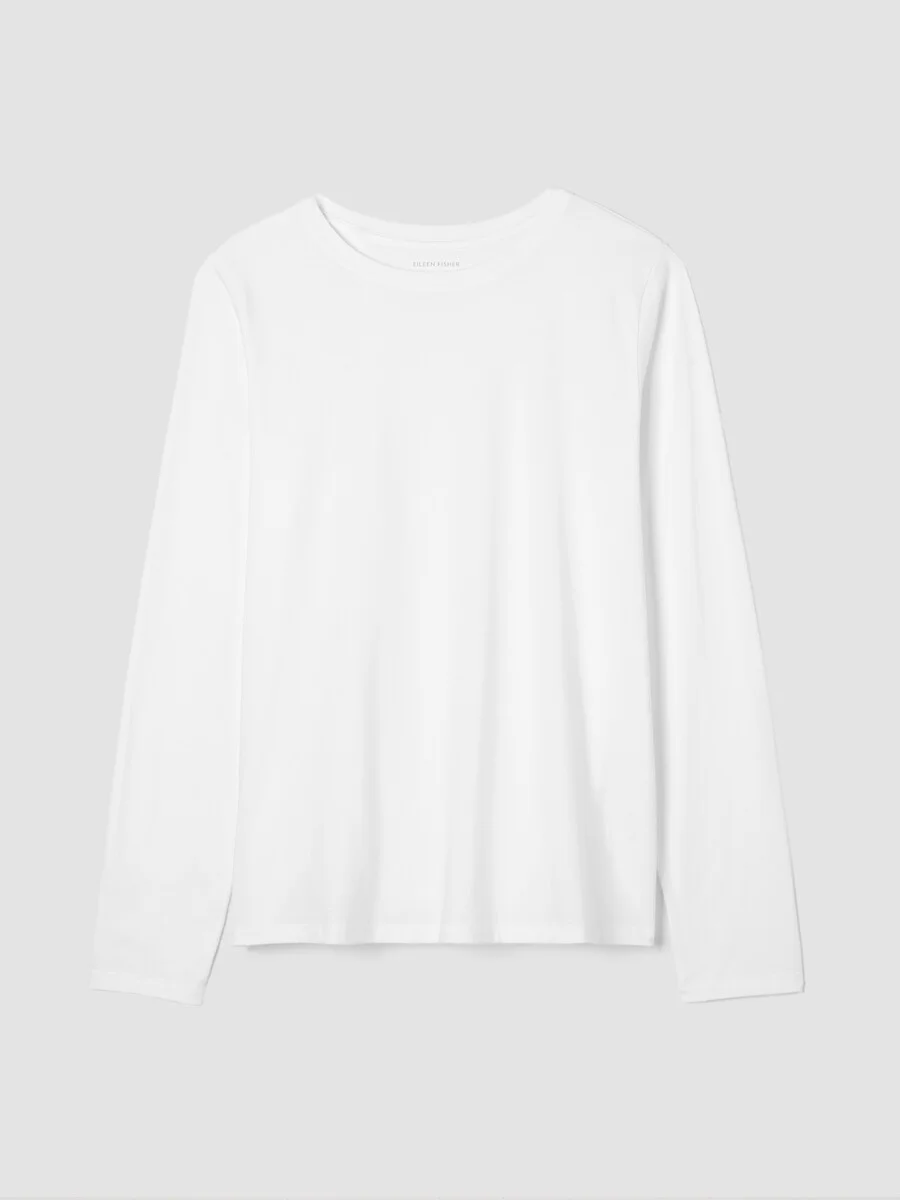 Organic Pima Cotton Jersey Long-Sleeve Tee - 1