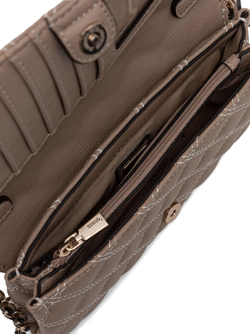quilted chain cross body bag 5