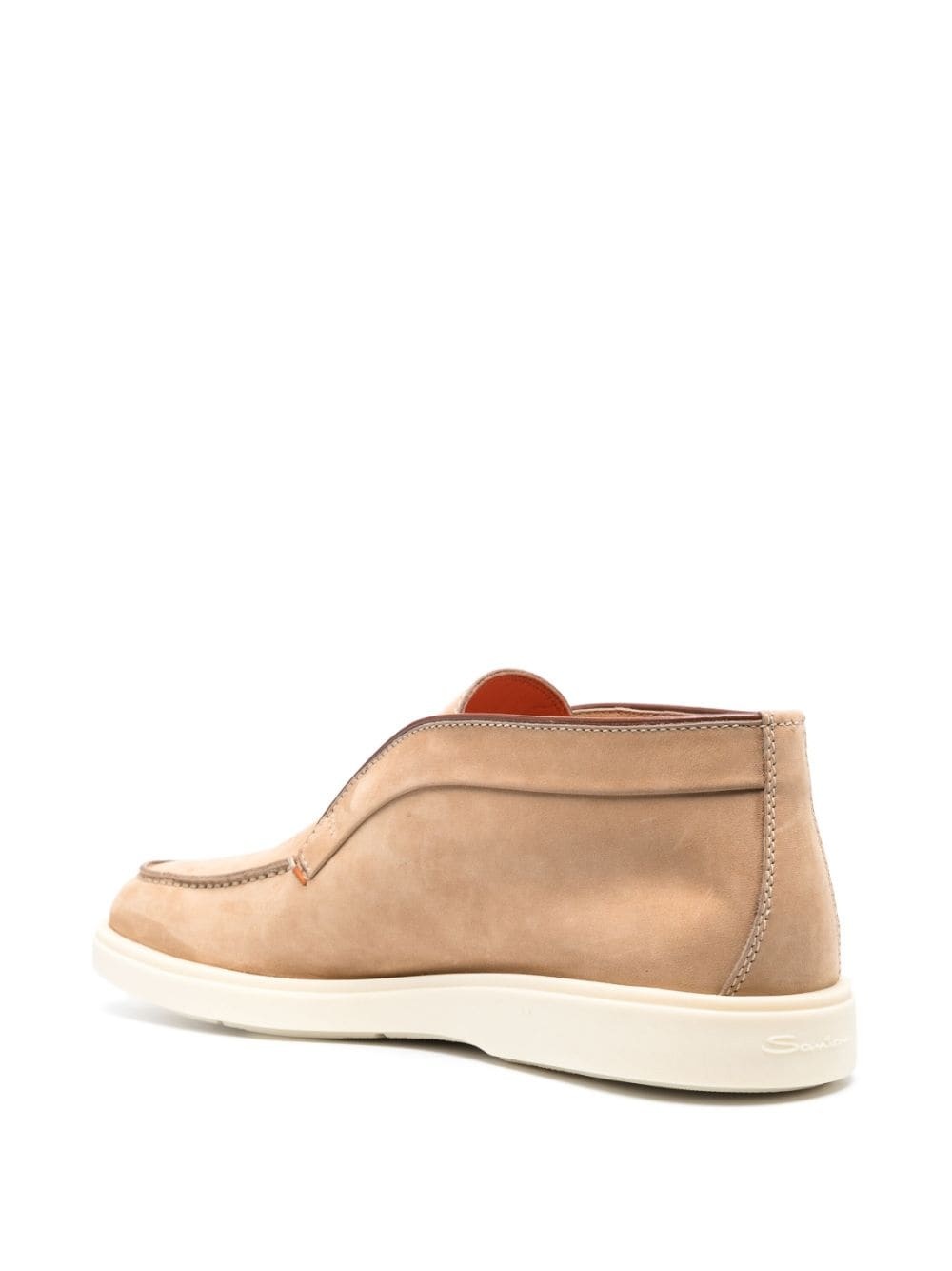 almond-toe suede boots - 5
