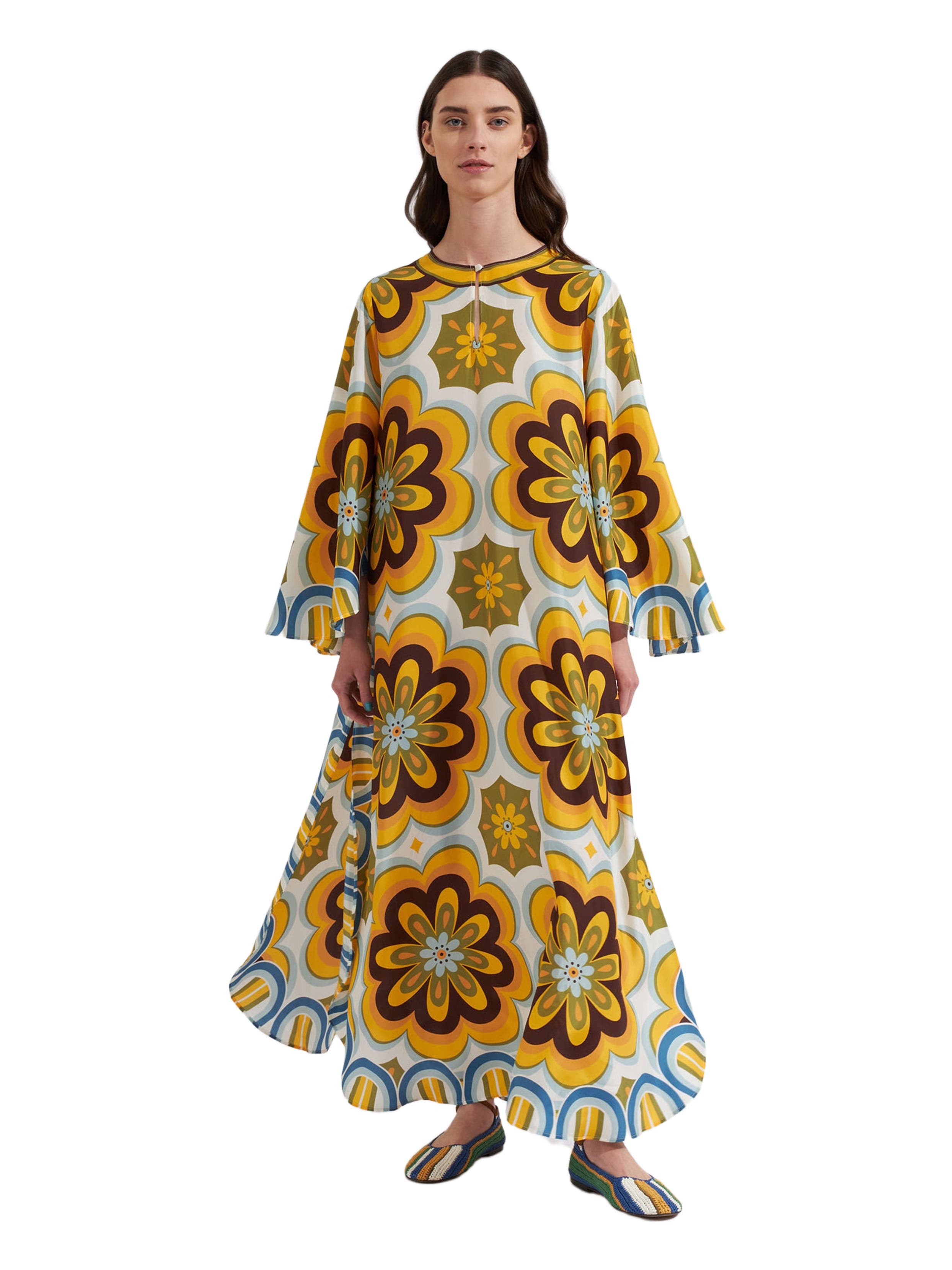 La DoubleJ Flying Kaftan Ciccio Placée Dark Mustard at Nordstrom - 1