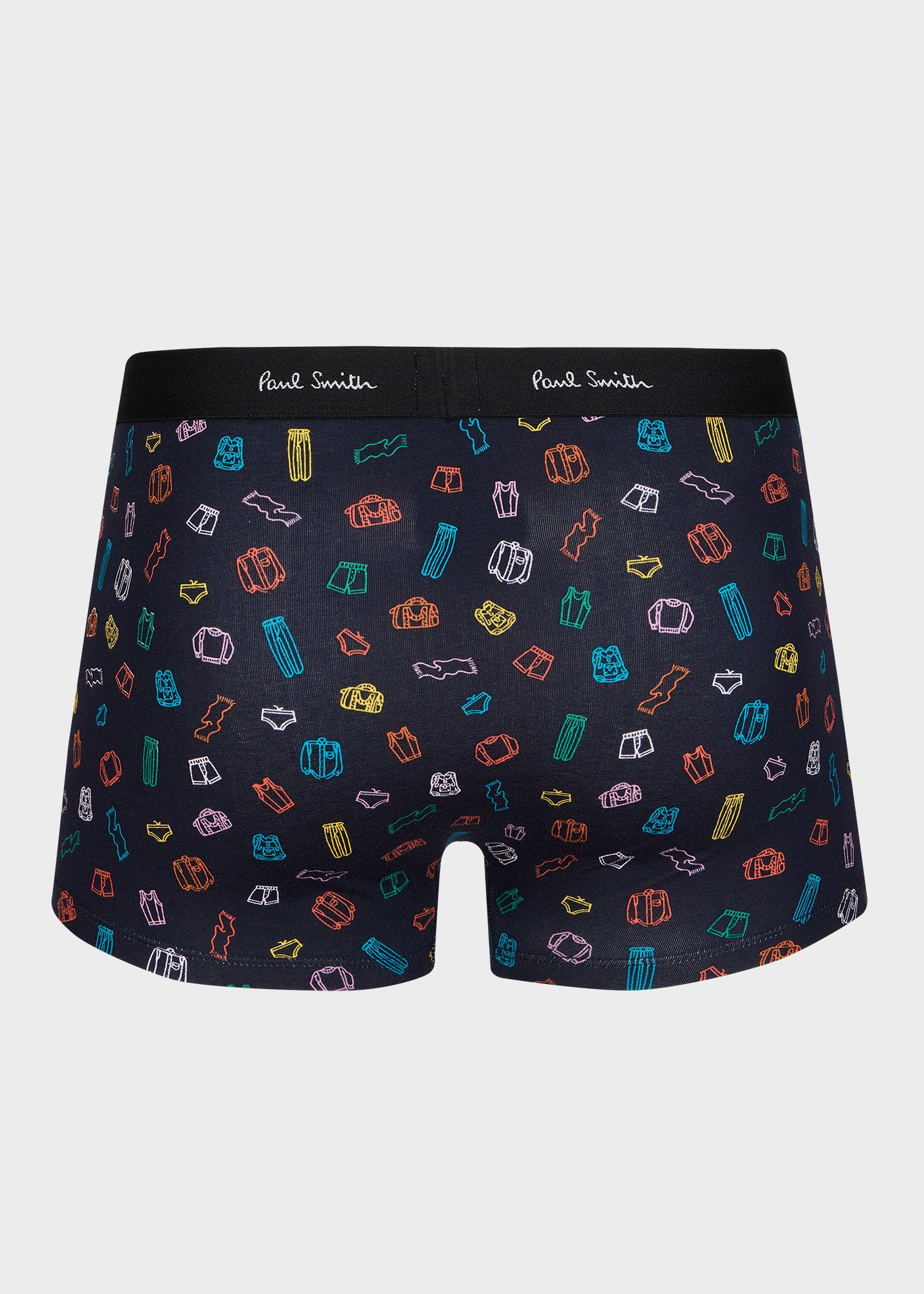 Navy 'Clothing Items' Boxer Briefs - 3