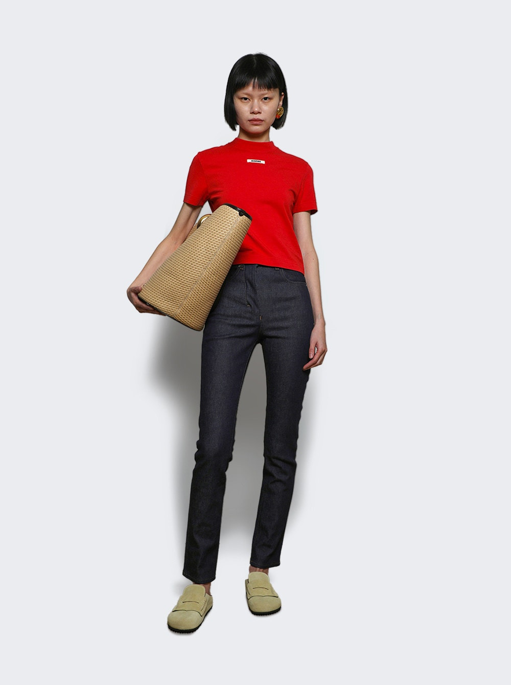 The Gros Grain Logo T-shirt Red - 5