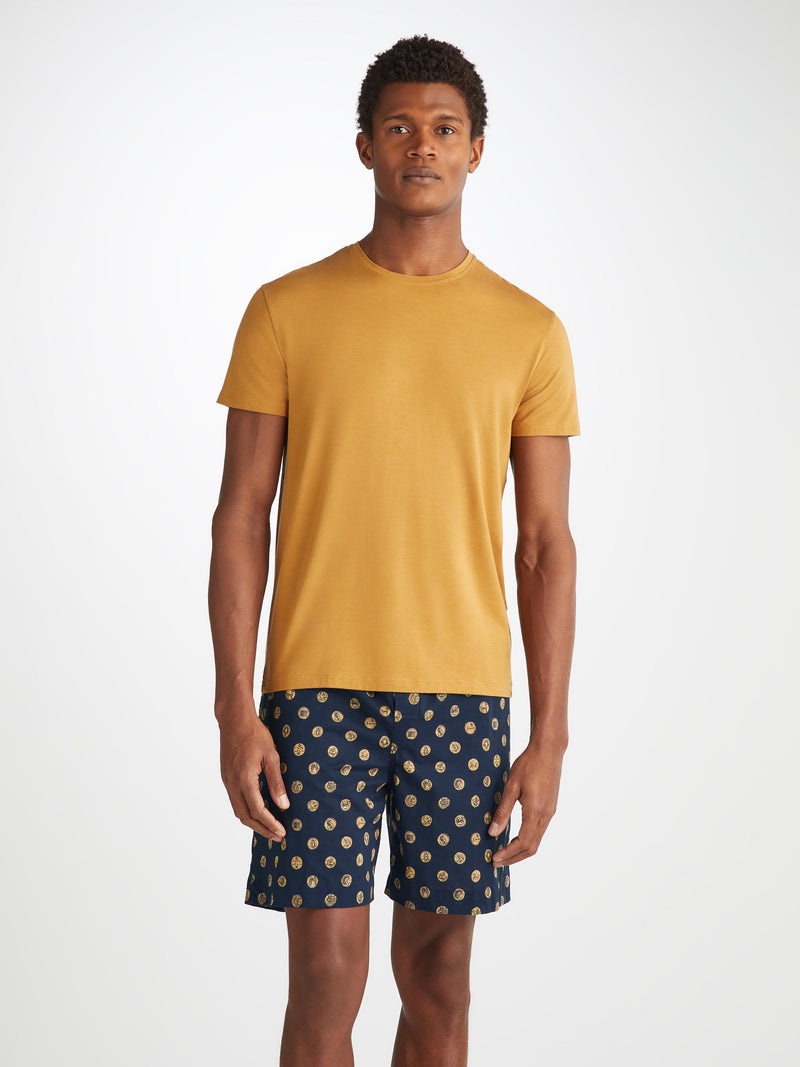 Men's Lounge Shorts Ledbury 78 Cotton Batiste Navy - 5