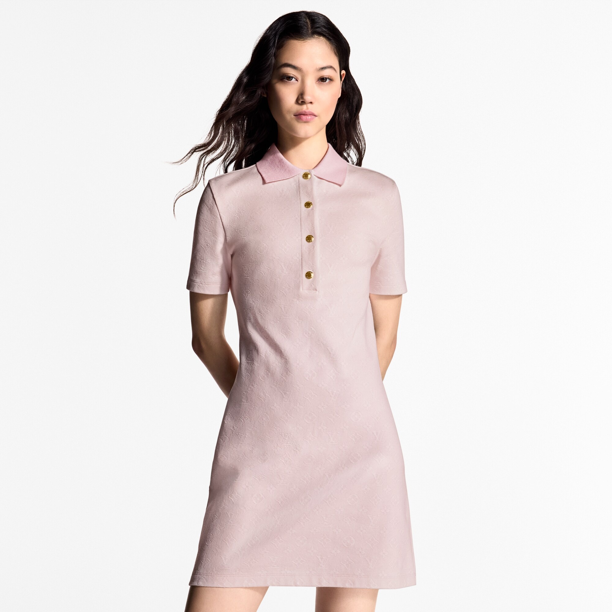 Monogram Piqué Polo Dress - 2