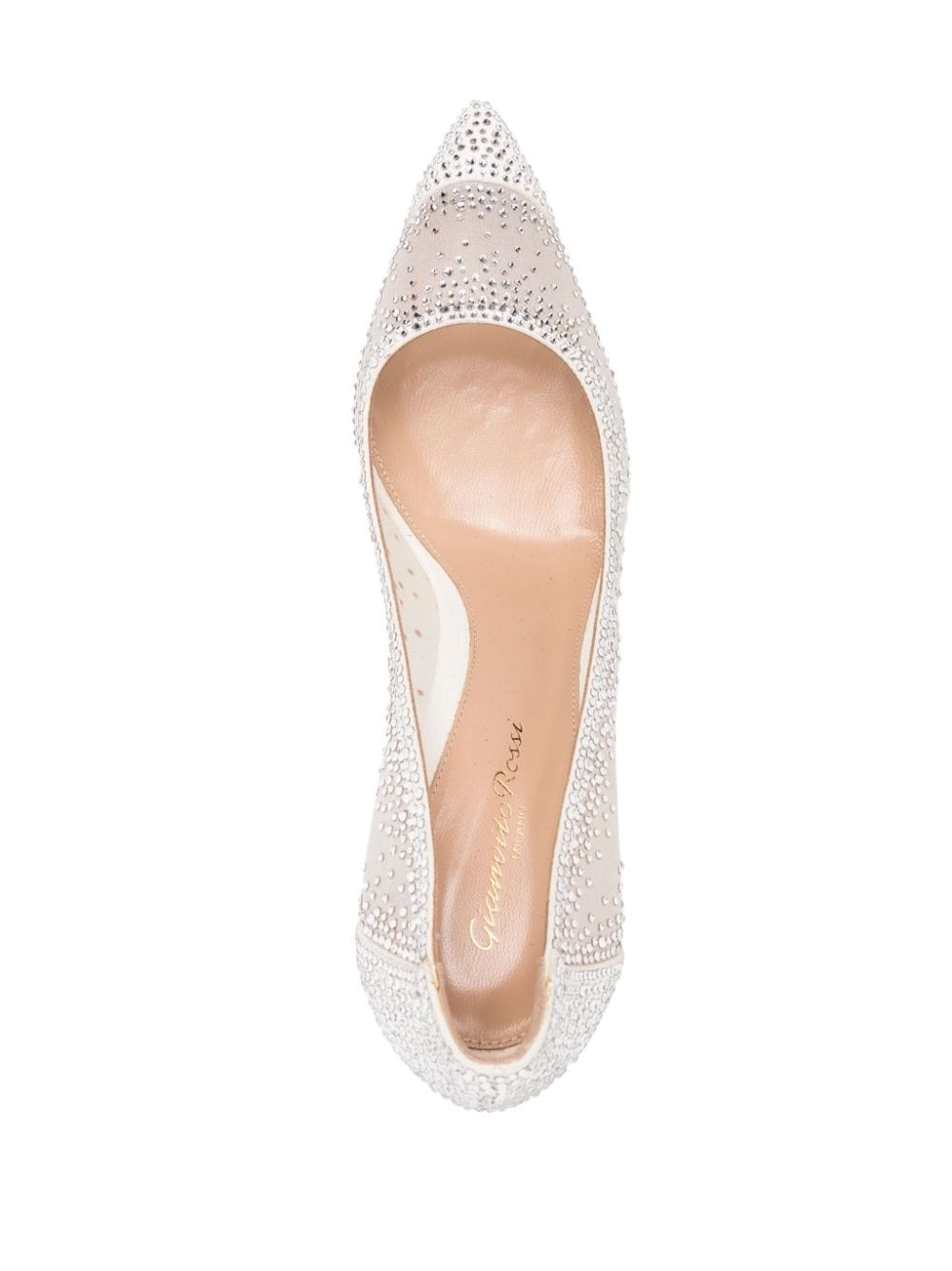 Rania 85mm rhinestone pumps - 4