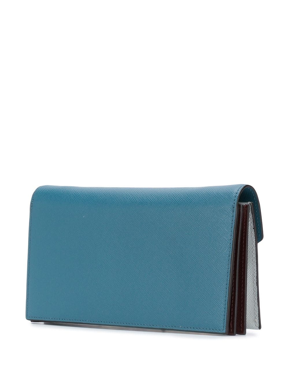 colour-block panelled clutch bag - 3