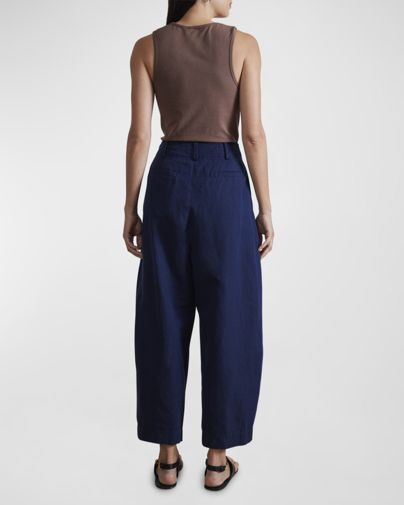 Bari Cropped Wide-Leg Pants 5