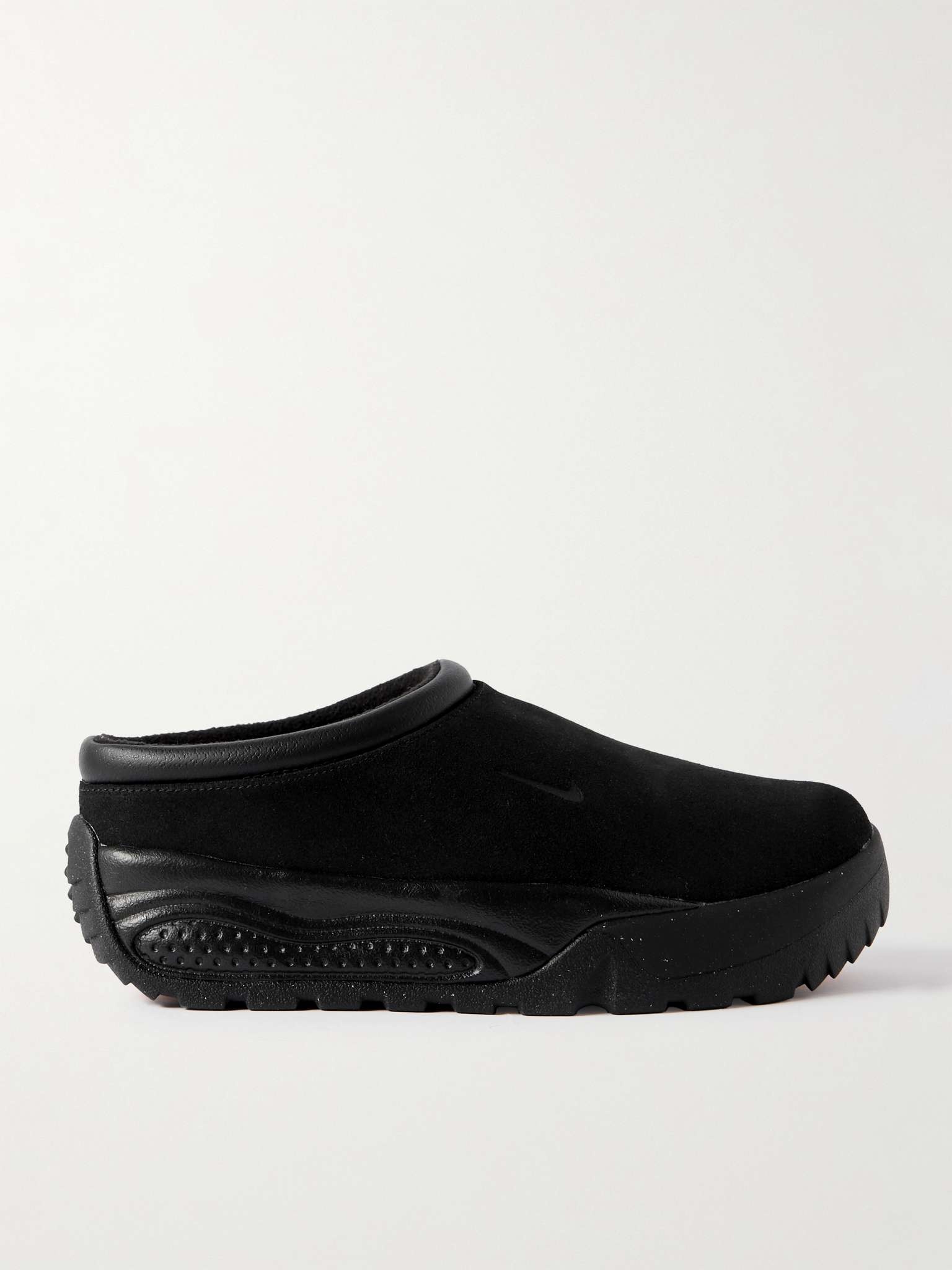 ACG Rufus Leather-Trimmed Suede Slip-On Sneakers - 1