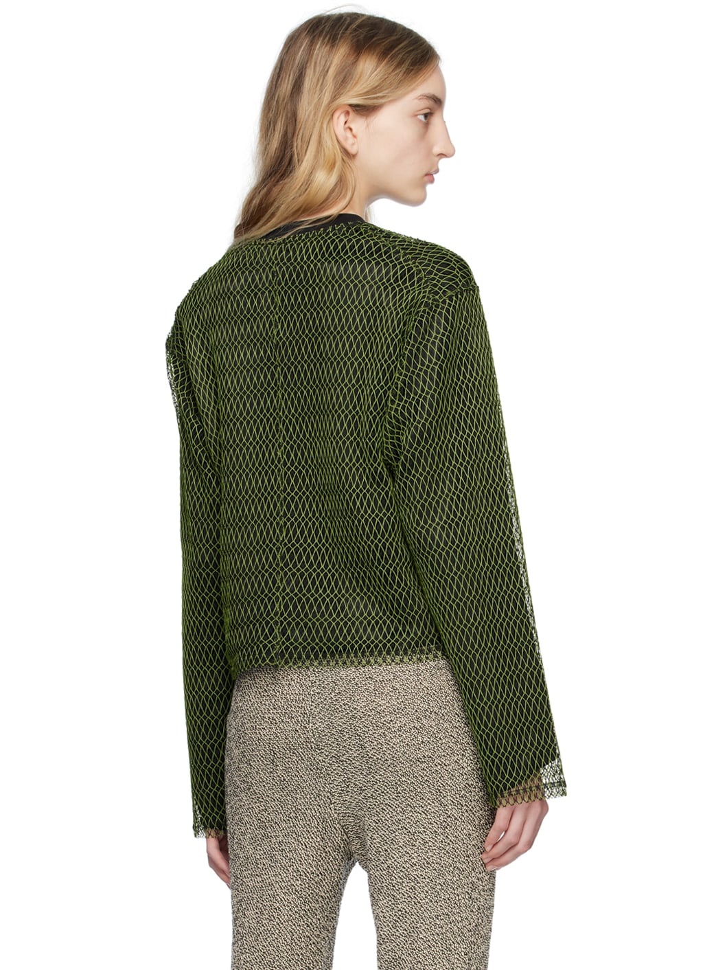 Green & Black Layered Long Sleeve T-Shirt - 3