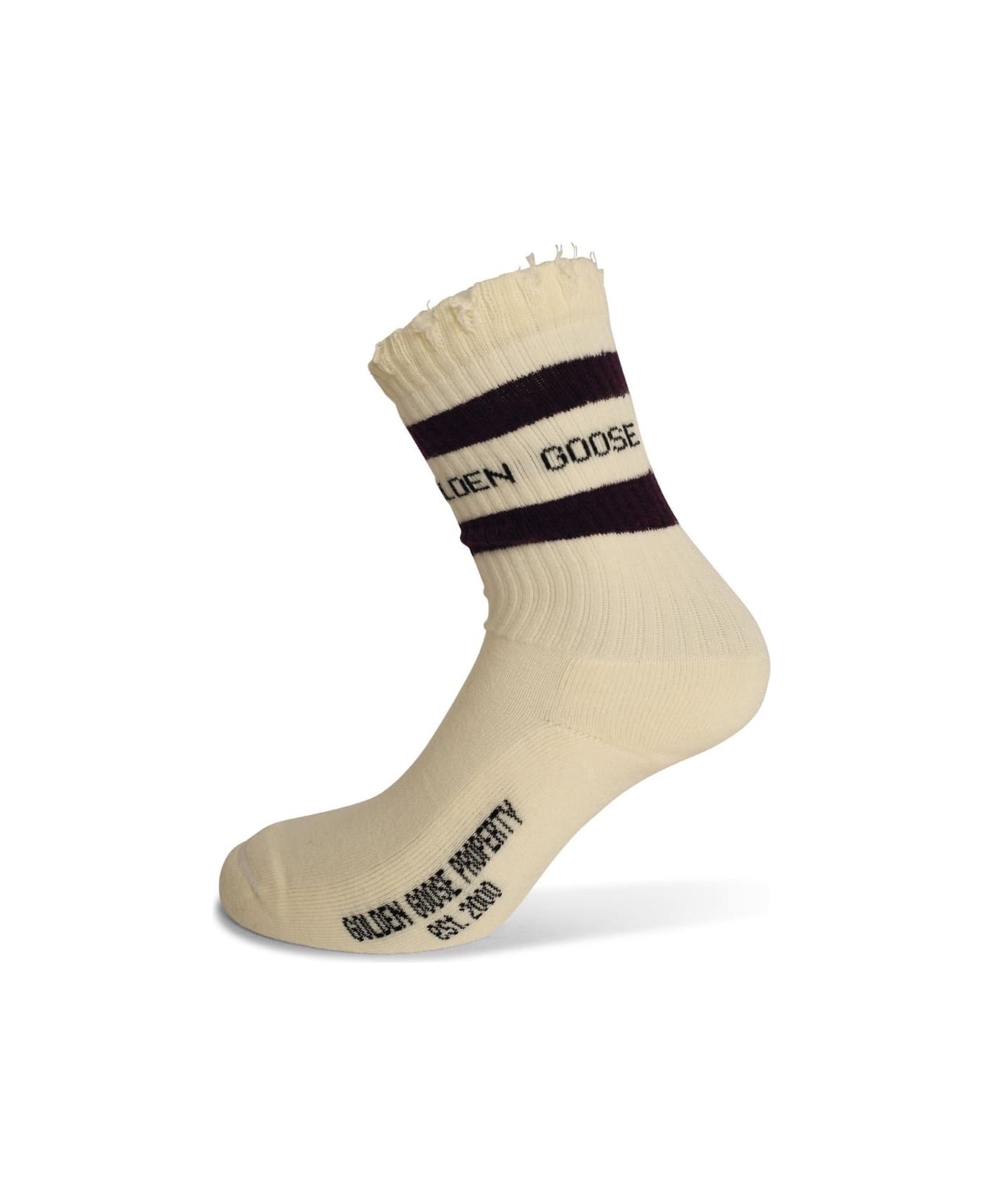 White Cotton Socks - 3