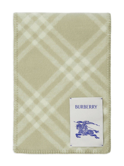 Burberry Vintage Check wool scarf outlook