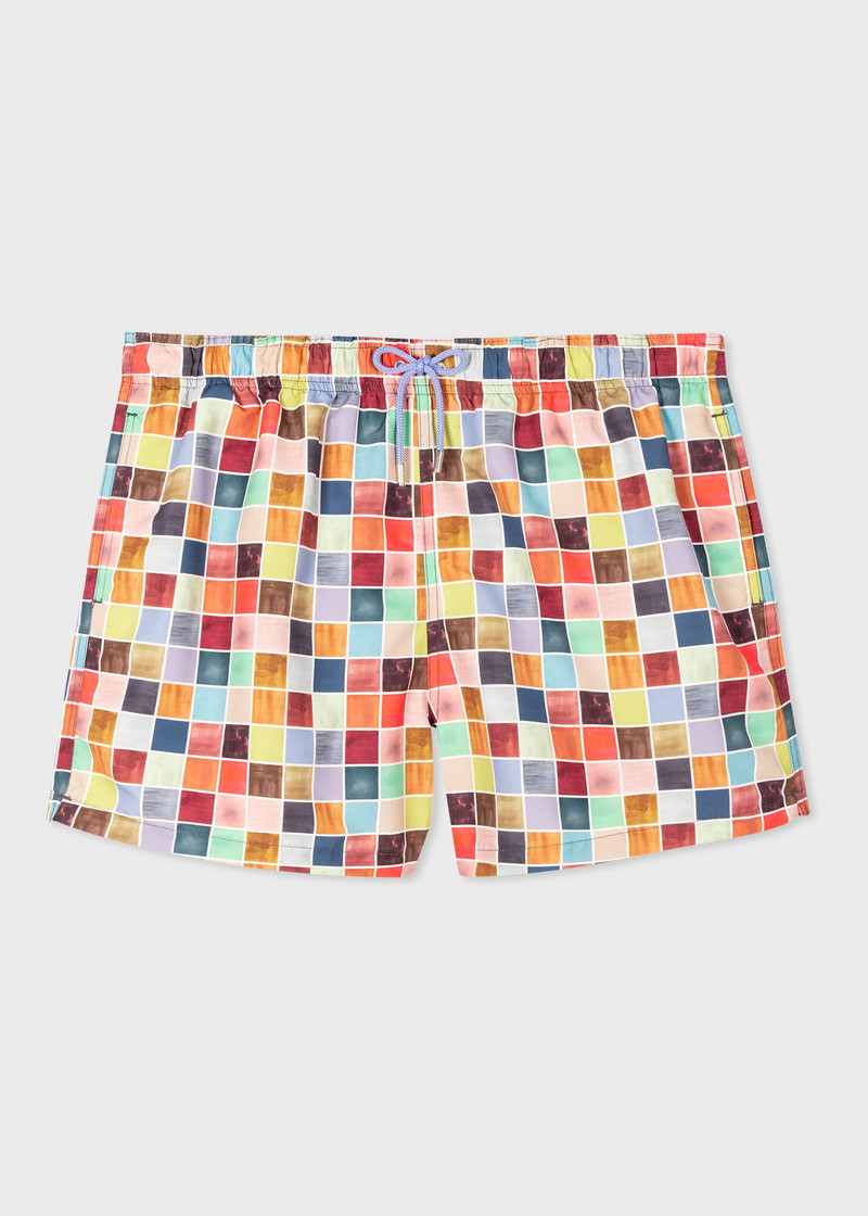 'Ink Square' Swim Shorts 1