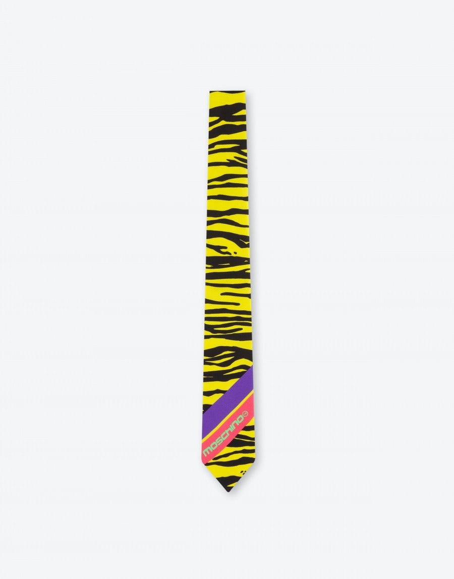 TIGER PRINT TIE - 1