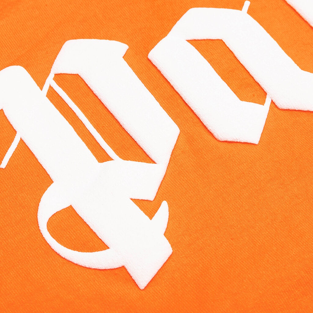 mock neck logo T-shirt - 5
