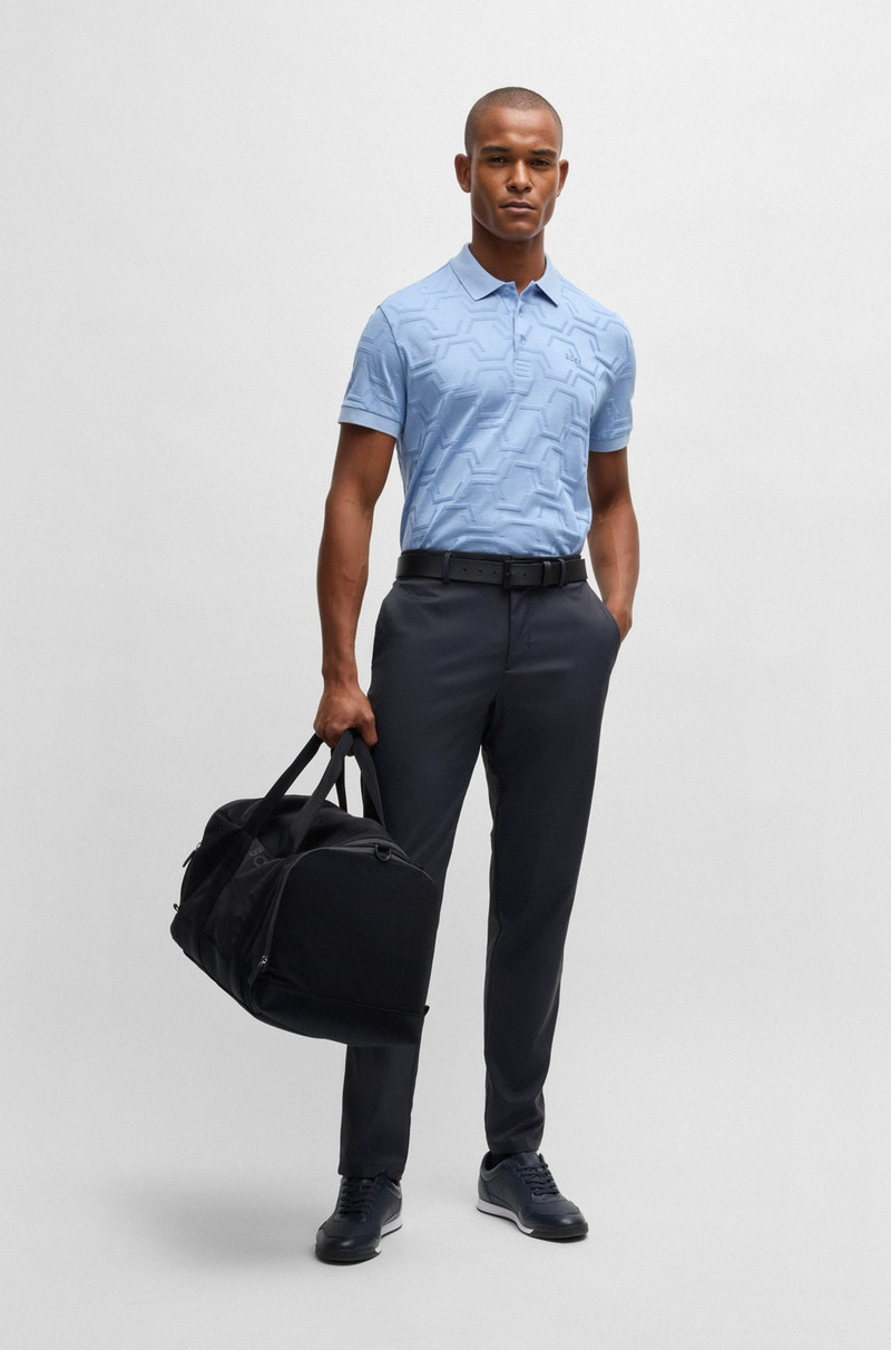 BOSS REGULAR-FIT CHINOS WITH HIDDEN DRAWCORD AND TAPERED LEG outlook