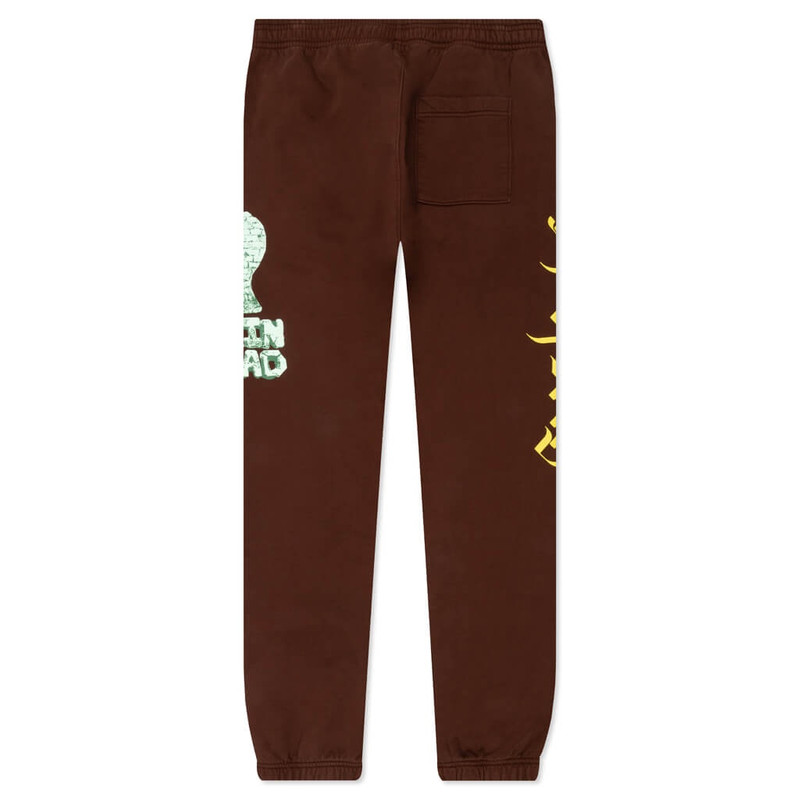 BRAIN DEAD BRAIN DEAD STONE AGE SWEATPANT - BROWN outlook