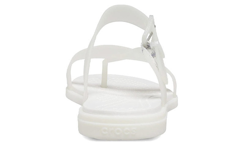 crocs (WMNS) Crocs Tulum Slides 'Translucent White' 207173-159 outlook