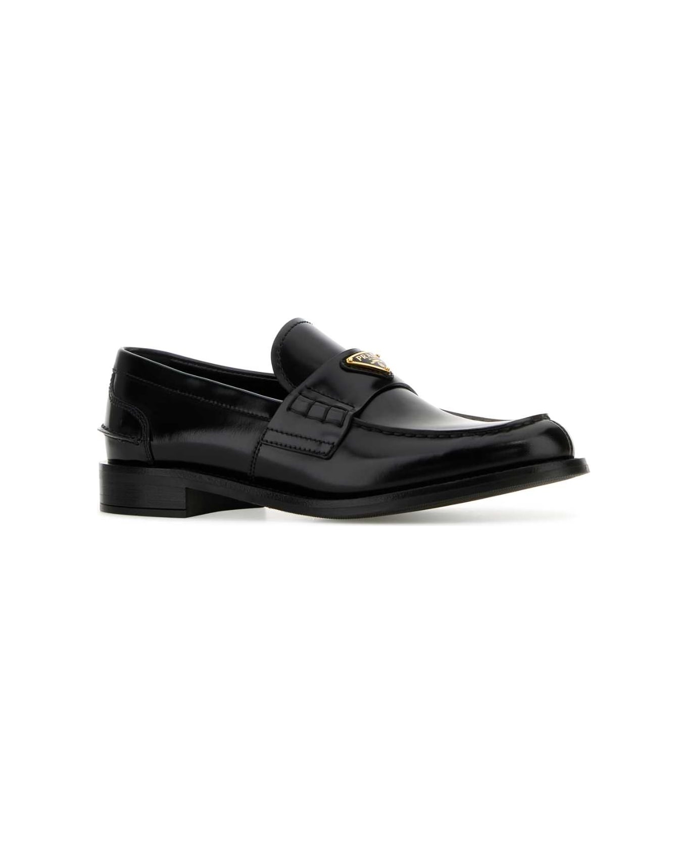 Black Leather Loafers - 2