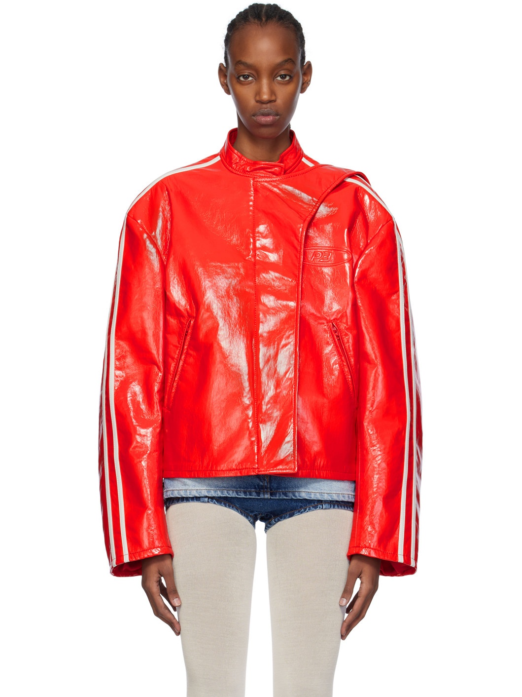 Red Moto Jacket - 1