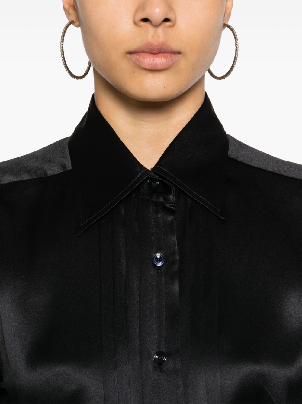 satin silk shirt - 5
