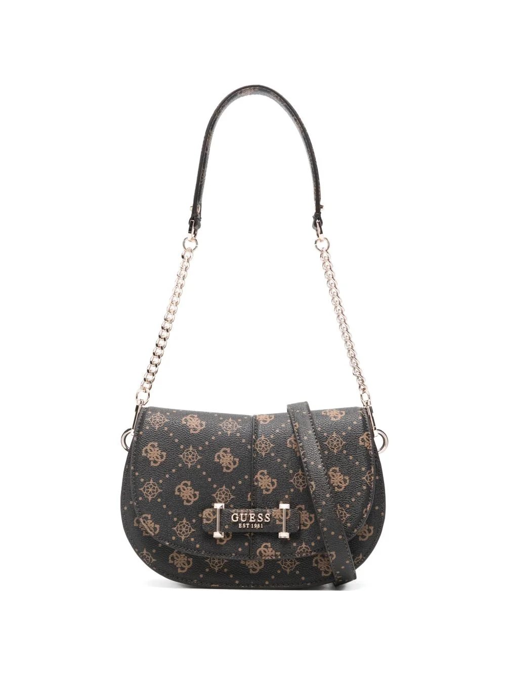 Carrie monogram chain shoulder bag - 1