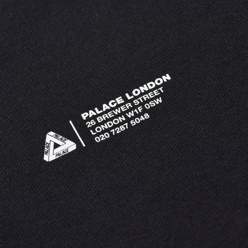 PALACE SHOP LOCATOR CREW BLACK outlook