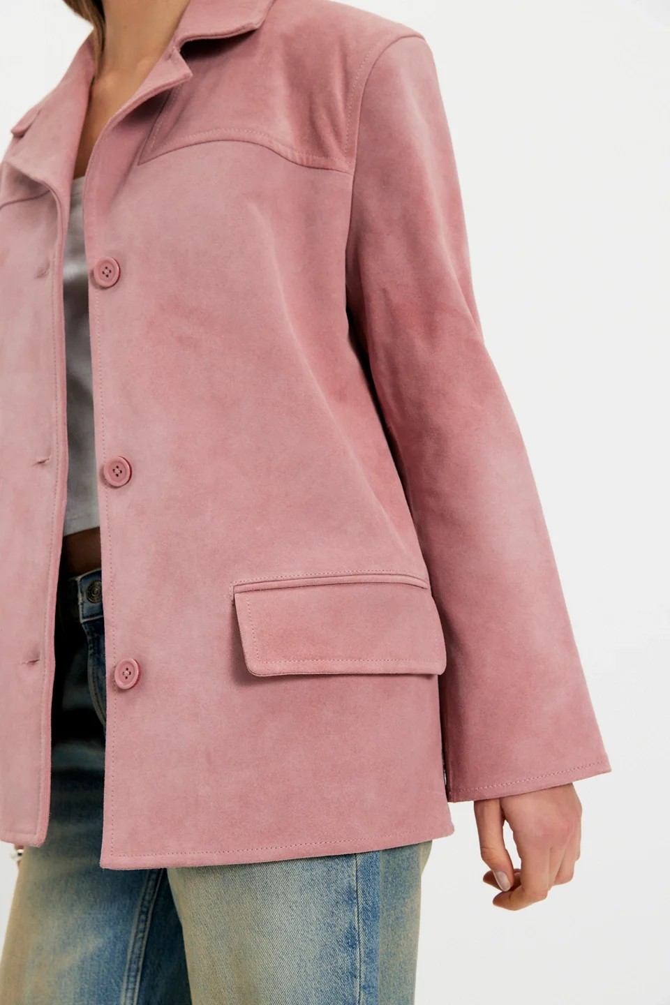 Stand Studio Jude Suede Jacket - 1