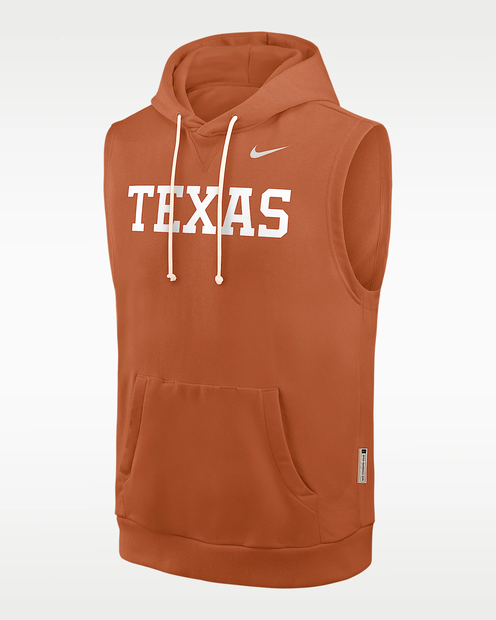 Texas Sideline Men's Nike Dri-FIT College Sleeveless Pullover Hoodie - 1