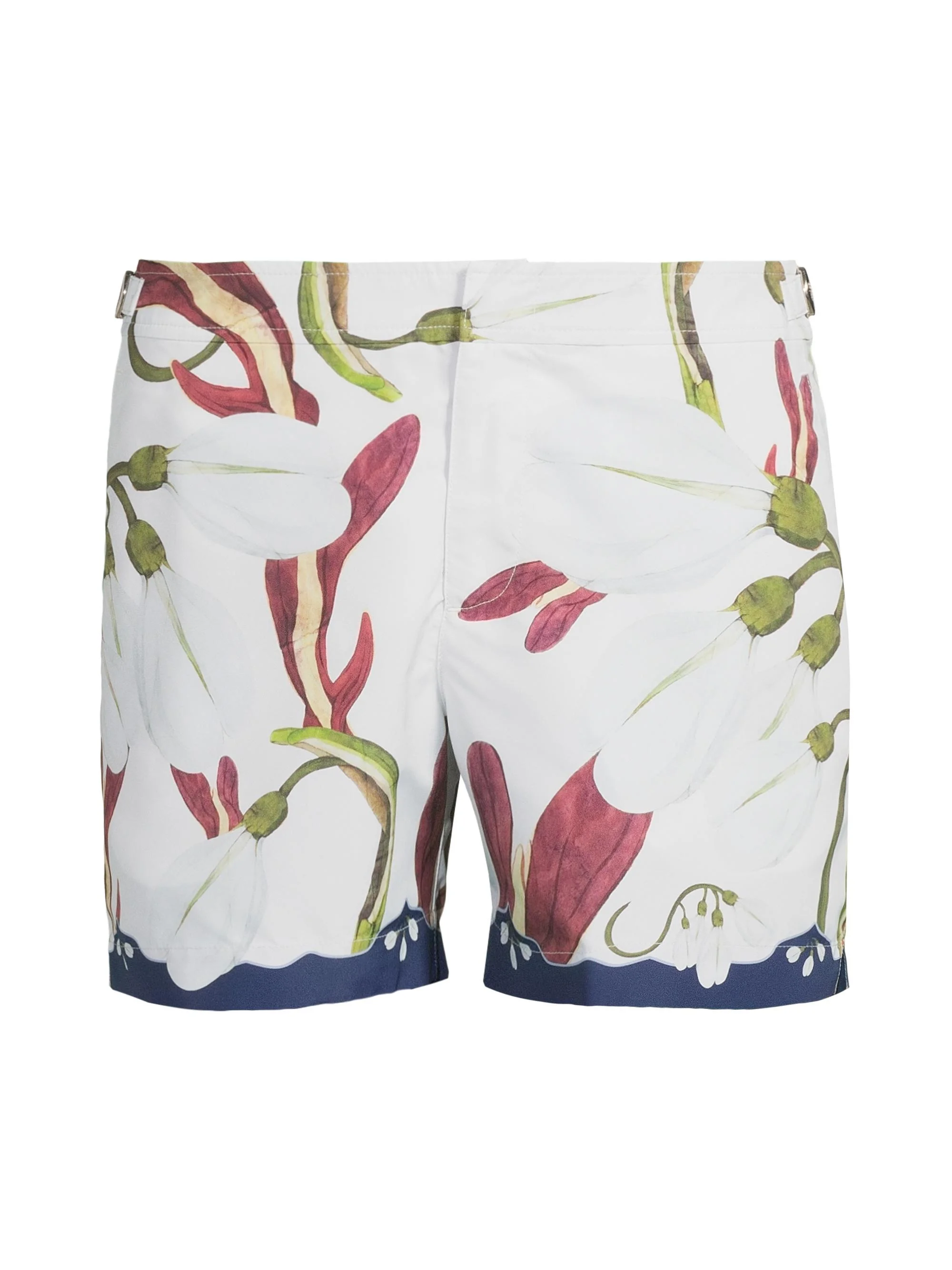 Men's Setter Orchis Floral Swim Shorts - Night Iris - 1