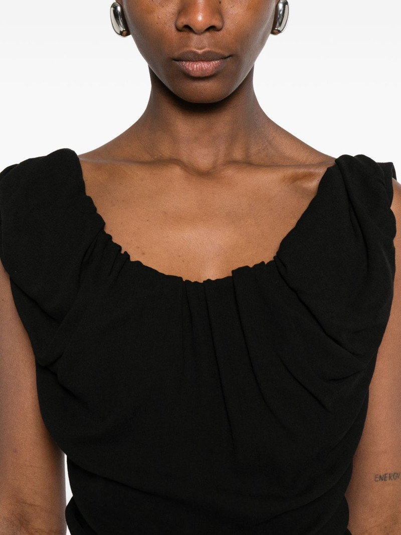 Ginnie Amber draped maxi dress 5
