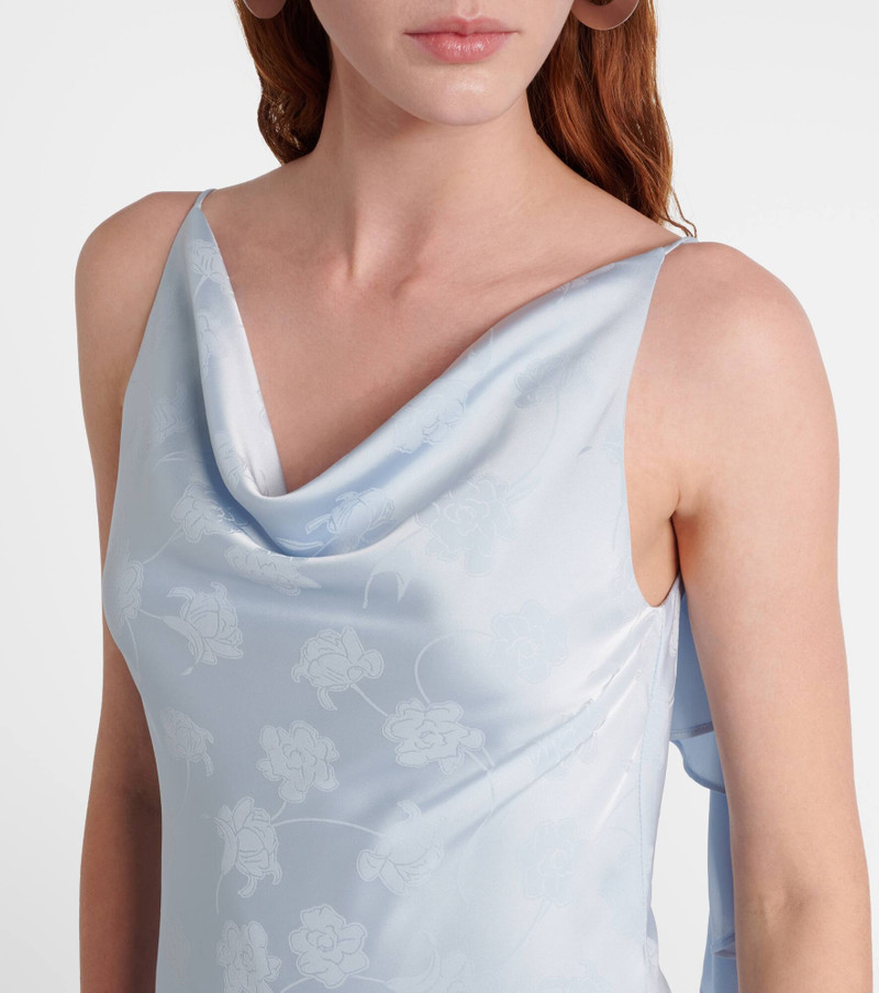Darlya floral jacquard gown 5