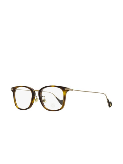 Moncler tortoiseshell rectangular-frame glasses outlook